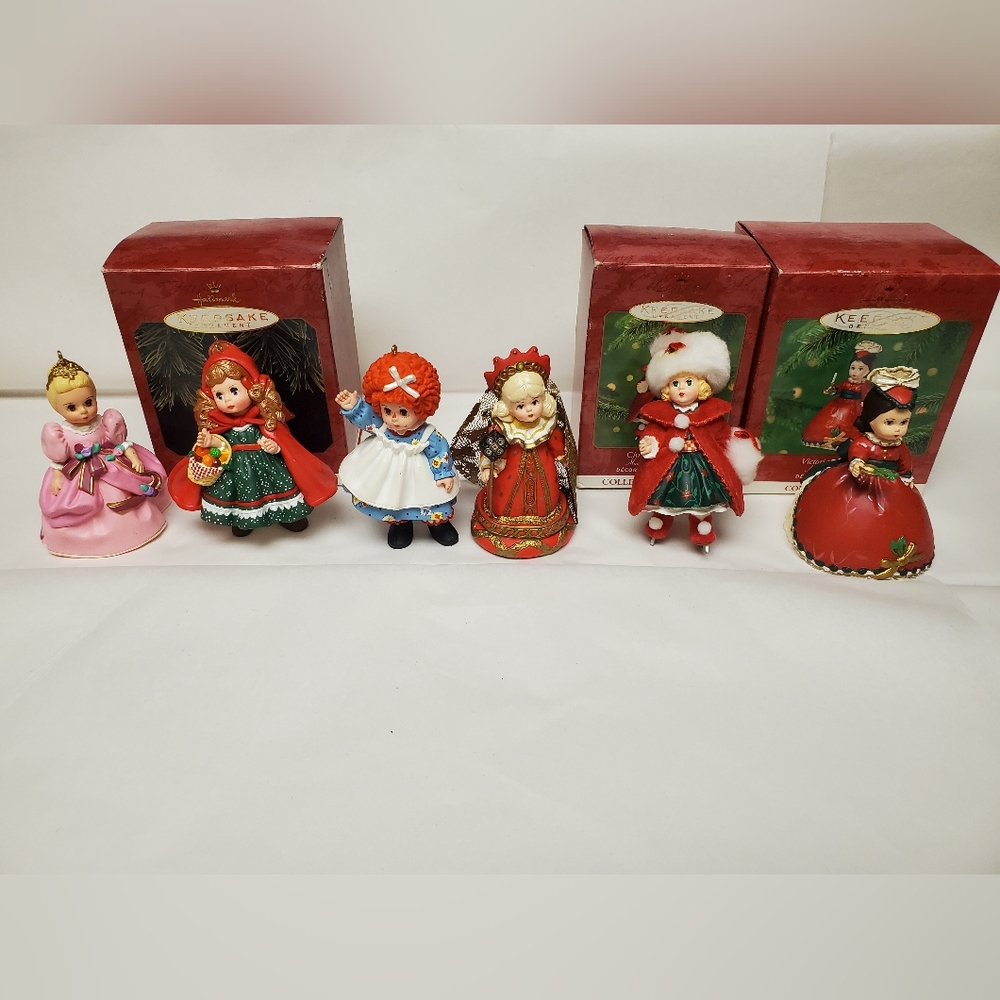 Hallmark Madam Alexander Doll Company Collector Series Ornaments Set 1-6